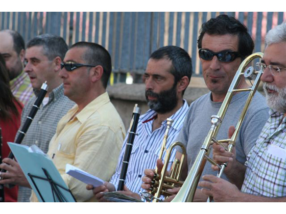 ensayo de una tamborrada